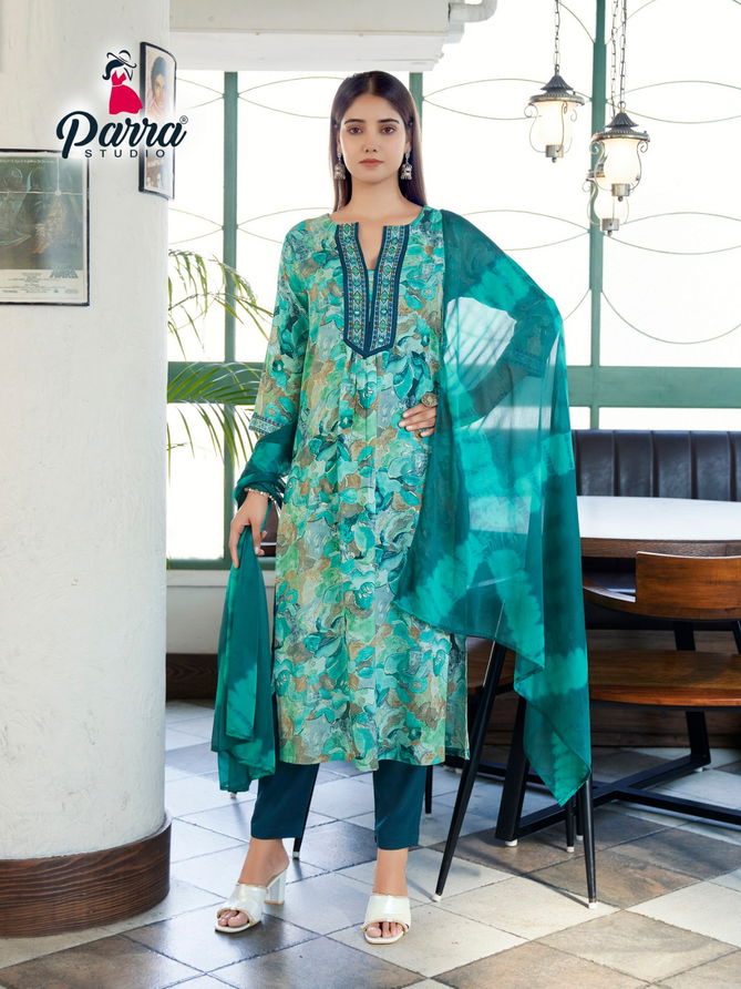 Rangaat By Parra Studio Viscose Designer Kurti With Bottom Dupatta Wholesale Shop In Surat
